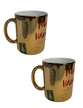 Set de tazas navideñas clásicas Tink 2 piezas