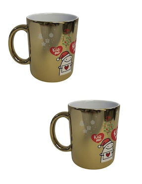 Set de tazas navideñas clásica Tink 2 piezas