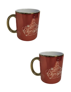 Set de tazas navideñas clásicas Tink 2 piezas