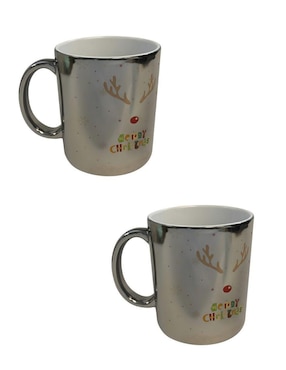 Set de tazas navideñas clásicas Tink 2 piezas