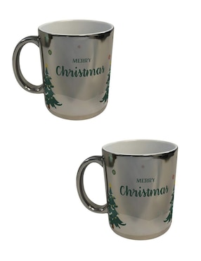 Set de tazas navideñas clásicas Tink 2 piezas