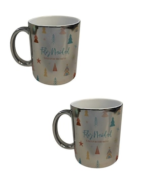 Set de tazas navideñas clásicas Tink 2 piezas