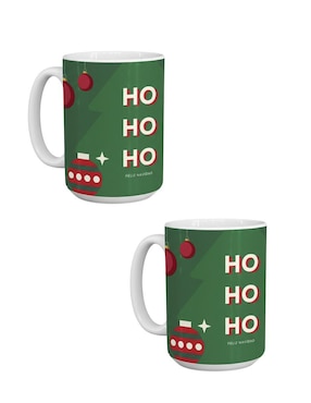Set de tazas navideñas clásicas Tink 2 piezas
