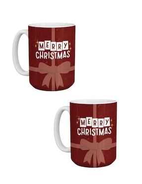 Set de tazas navideñas clásicas Tink 2 piezas