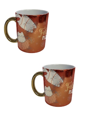 Set de tazas navideñas clásicas Tink 2 piezas
