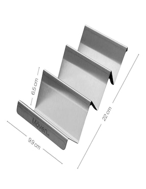 Set platos Moven de acero inoxidable 3 piezas