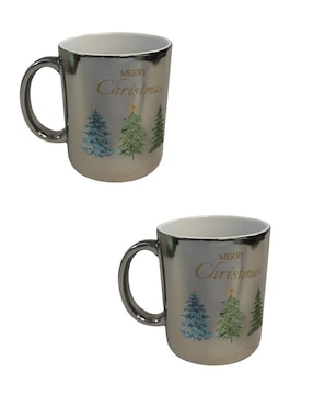 Set de tazas navideñas clásicas Tink 2 piezas
