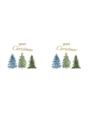 Set de tazas navideñas clásicas Tink 2 piezas