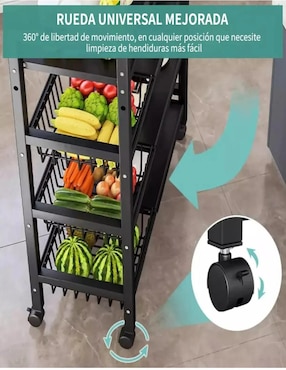 Estante de metal Belug