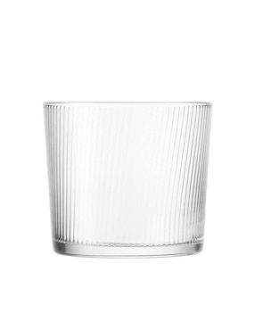 Set de vasos cortos Borgonovo Some lines de vidrio con 6 piezas