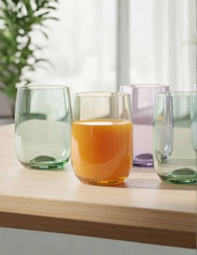 Set de vasos para agua Cristar Toy de vidrio con 6 piezas