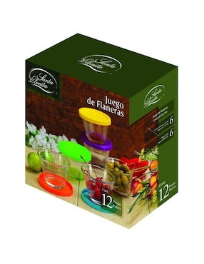 Set refractario de vidrio Libbey Flanera