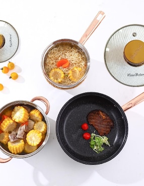 Batería de cocina Rd Royal Cook de acero inoxidable 12 piezas