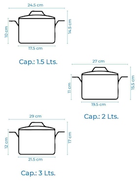 Batería de cocina Rd Royal Cook de acero inoxidable 12 piezas