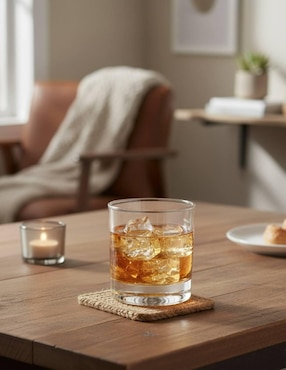 Set de vasos para whisky Cristar Malaga de vidrio con 6 piezas