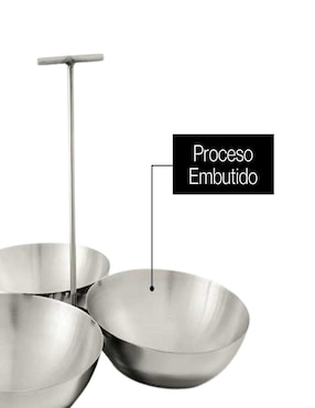 Set salsera Moven de acero inoxidable 100 ml