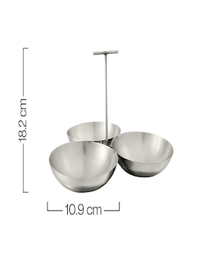 Set salsera Moven de acero inoxidable 100 ml