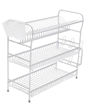Escurridor de trastes Heuman Brand Blue de aluminio