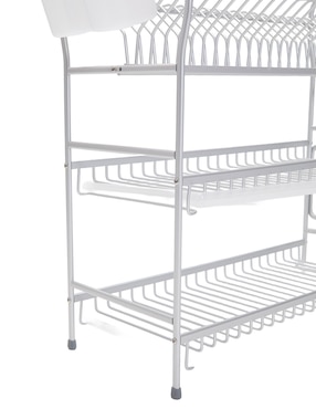 Escurridor de trastes Heuman Brand Blue de aluminio