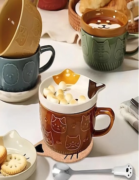 Taza con tapa Belug 3 piezas