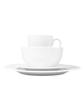 Vajilla cerrada Chefmaker de porcelana para 4 personas