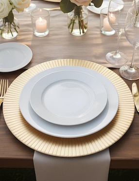 Vajilla cerrada Chefmaker de porcelana para 4 personas