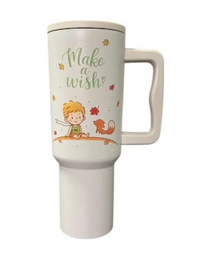 Termo Luxo Mx de acero inoxidable El Principito con tapa rosca 1.2 L