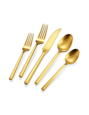 Set cubiertos Kasablanka de acero inoxidable 20 piezas