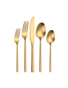 Set cubiertos Kasablanka de acero inoxidable 20 piezas