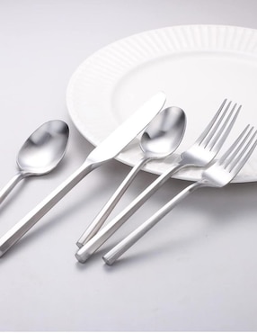 Set cubiertos Kasablanka de acero inoxidable 20 piezas