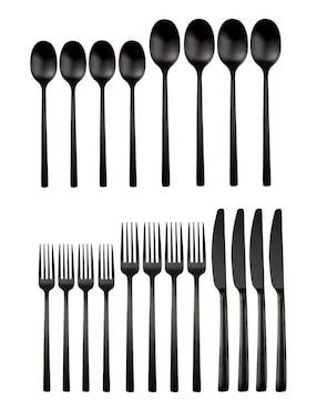 Set cubiertos Kasablanka de acero inoxidable 20 piezas
