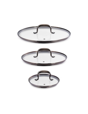 Batería de cocina Jade Cook de acero inoxidable antiadherente titanio 15 piezas