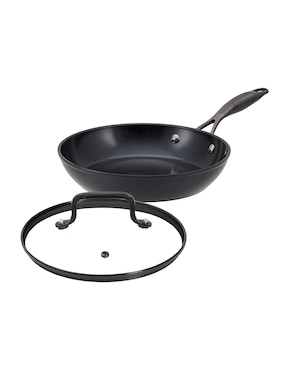 Sartén con tapa Jade Cook Black de aluminio