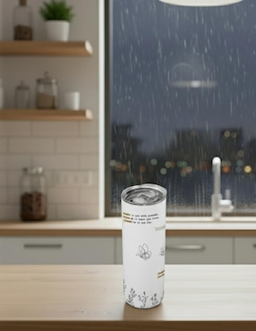 Termo Tink de acero inoxidable con tapa a presión 590 ml