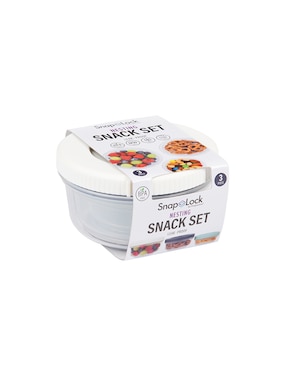 Set contenedores Progressive Snaplock 3 piezas