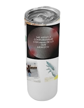 Termo Tink de acero inoxidable con tapa a presión 590 ml