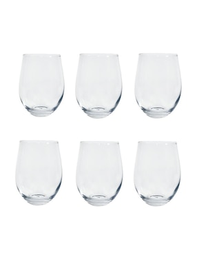 Set de vasos old fashion Kasablanka de vidrio con 6 piezas