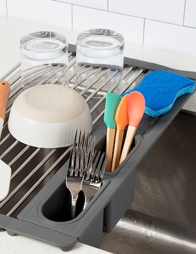 Escurridor de trastes Progressive Prepworks de acero inoxidable
