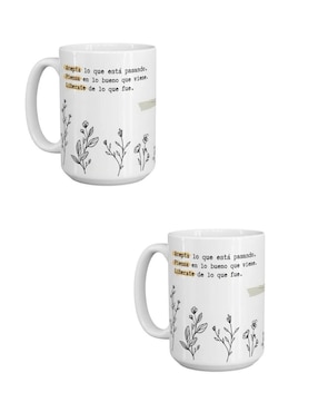 Set de tazas clásicas Tink 2 piezas