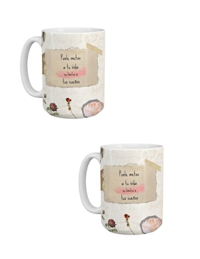 Set de tazas clásicas Tink 2 piezas