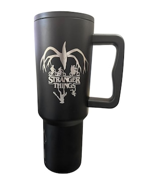 Termo Termomania de acero inoxidable Stranger Things con tapa rosca 1.2 L