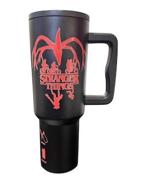 Termo Luxo Mx de acero inoxidable Stranger Things con tapa rosca 1.2 L