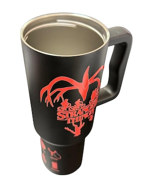 Termo Luxo Mx de acero inoxidable Stranger Things con tapa rosca 1.2 L