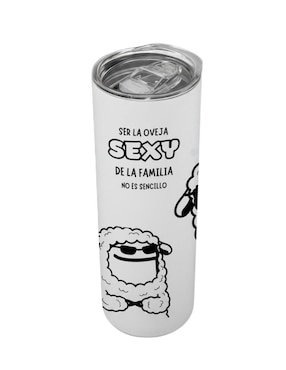 Set termo Tink de acero inoxidable con tapa a presión