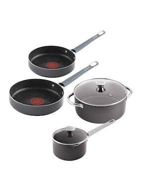 Batería de cocina T-Fal Talent Pro de aluminio antiadherente sin PFOA 6 piezas