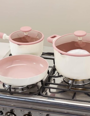 Batería de cocina Carote de cerámica antiadherente cerámica 12 piezas