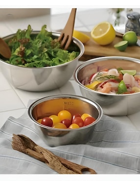 Set bowl Xtellar 5 piezas de acero inoxidable