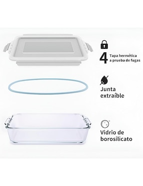 Set refractario de vidrio templado Xtellar