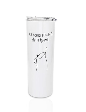 Termo Tink de acero inoxidable con tapa a presión 590 ml