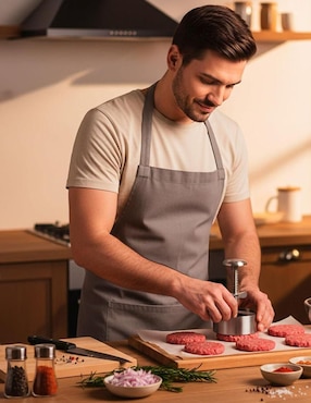Molde para hamburguesa Bluelander